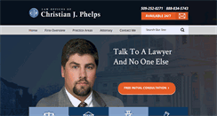 Desktop Screenshot of chrisphelpslaw.com